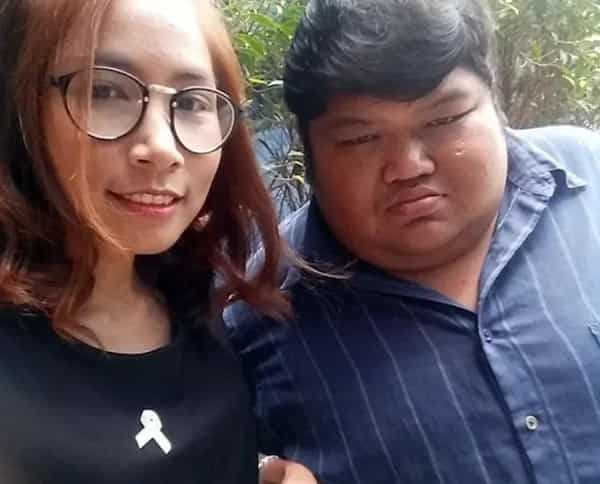 Beautiful woman marries her obese love of her life