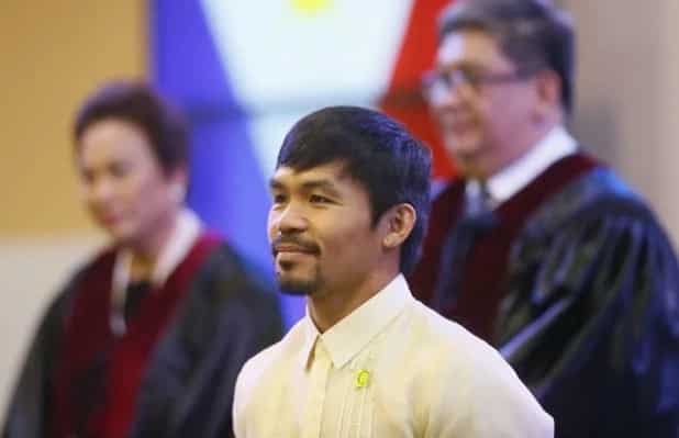Pacquiao backs death penalty in his 1st privilege speech