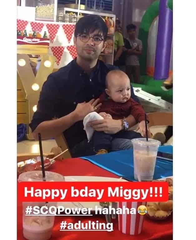 Chito Miranda & Neri Naig’s son Miggy celebrated his 1sts birthday with Star Circle Quest alumni! He was also baptized on the same day