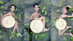 Ginalingan masyado! Netizen slays in his creative photo shoot on water
