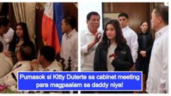 Kitty Duterte, pumasok sa cabinet meeting sa Malacañang para magpaalam kay Pangulong Duterte