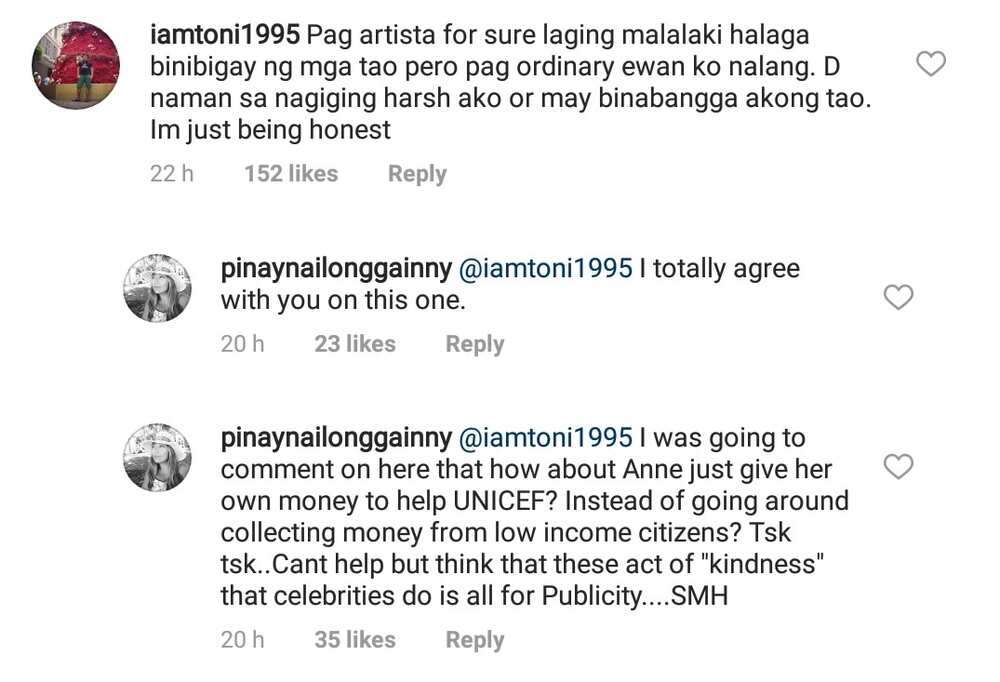 Anne Curtis responds to basher who thinks her act of kindness is all for publicity