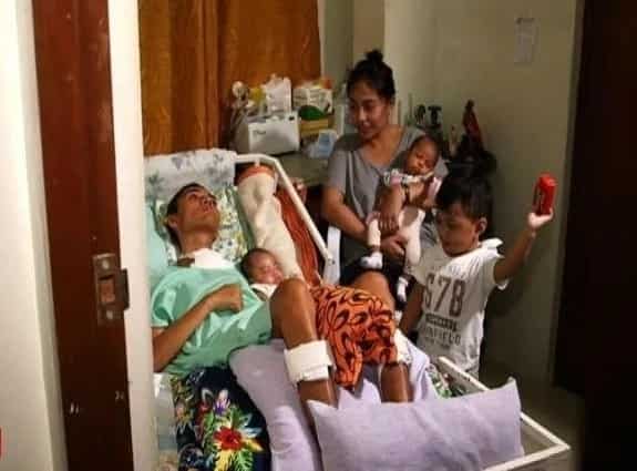 Filipino wife stands by husband in coma