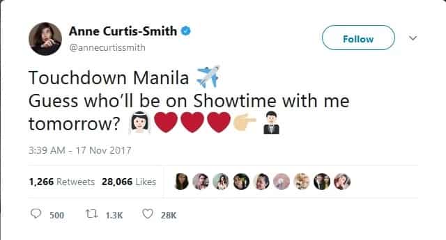 Anne teases husband Erwan Heussaff presence on ‘It’s Showtime’: “Guess who’ll be on Showtime with me tomorrow?”