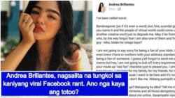 Prangkahan na 'to! Andrea Brillantes breaks her silence on her alleged Facebook rant against bashers
