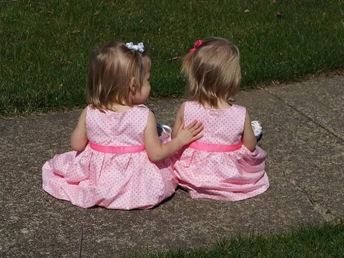 These twins were born holding hands and they are 2 years old!