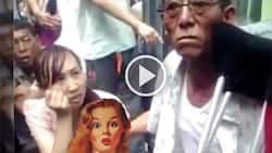 Chinese mystic pervert claims he can tell a woman's future by touching her breasts