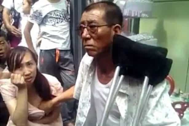 Chinese mystic can tell the future by touching women's breasts