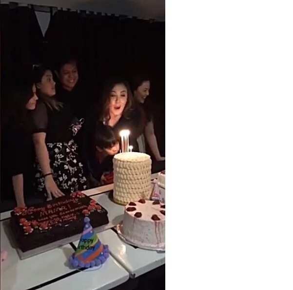 Kumpleto sila! Sharon Cuneta celebrates her 52nd birthday with family and friends