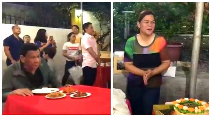 Netizens, bumilib sa napaka-simpleng birthday party ni Sara Duterte kasama si President Duterte