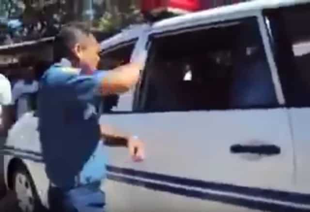Police harasses arrested man