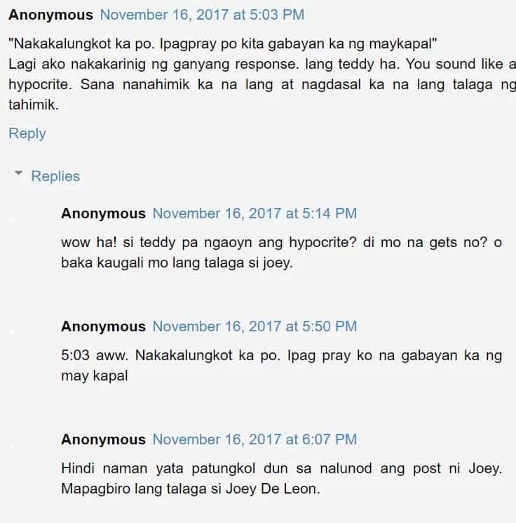 'Kahit isang araw lang, kahit ngayon lang..' Is Teddy Corpuz responding to deleted tweet of Joey De Leon?