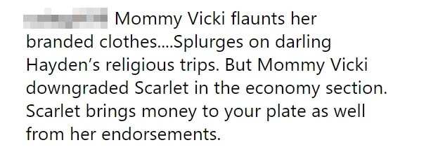 Netizens question Vicky Belo and Hayden Kho after they saw Scarlet Snow Belo in an economy seat during their flight to Singapore