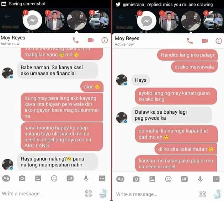 Pinay Girlfriend Shares Conversation On Facebook Wit