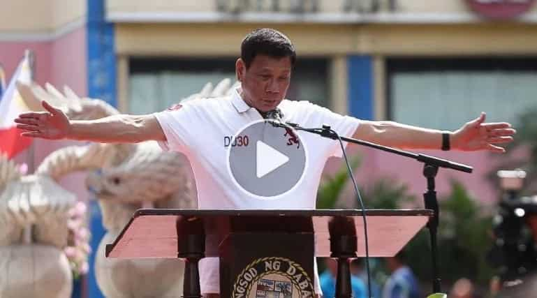 Duterte: Abus are not criminals; US caused Middle East 