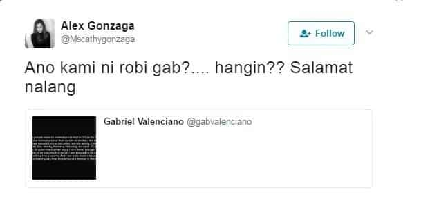 Gab Valenciano offends Alex Gonzaga & Robi Domingo with ...