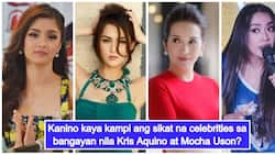 Mga sikat na artista, nag-react na sa away nila Kris Aquino at Mocha Uson