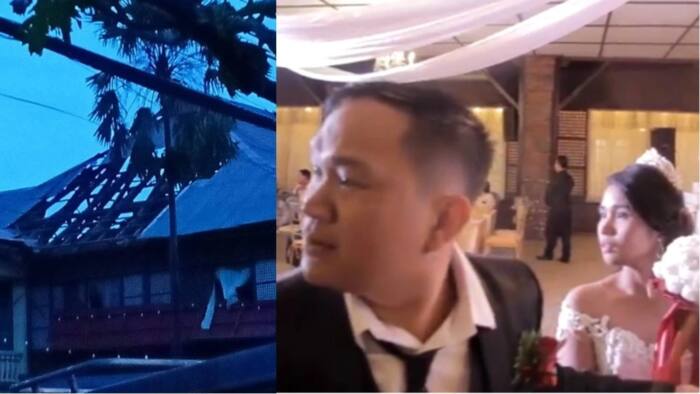 Ipo-ipo sa Marikina, ginambala ang wedding reception sa kasagsagan bago dumating si "Ompong"