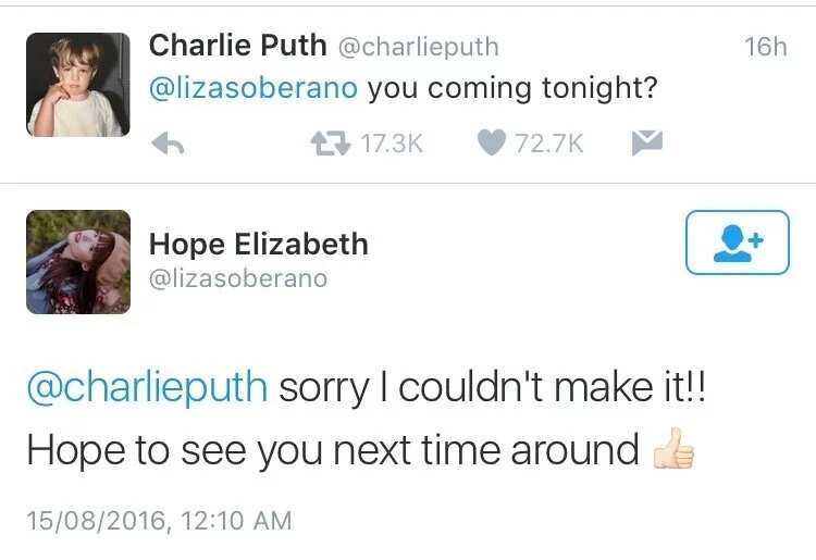 Ang haba ng hair! The Twitter exchange that made fans go crazy jealousy.