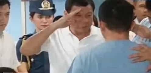 VIDEO: Duterte gets teary-eyed as he hugs a blind soldier