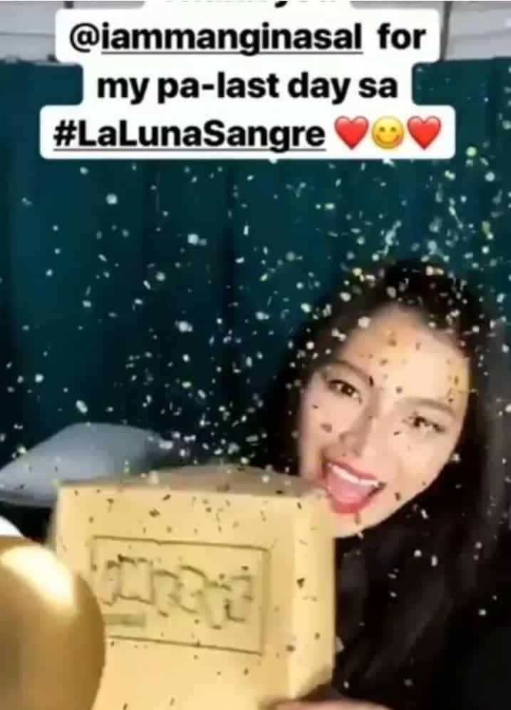 May pa unli-rice si mayora! Angel Locsin on her last taping day for La Luna Sangre