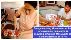 Alagang-alaga ni Misis! Video of Ai-Ai delas Alas cooking breakfast for husband Gerald Sibayan goes viral