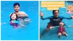 Ang tapang niya! Epic video of Scarlet Snow Belo’s swimming lesson with Hayden Kho & Vicki Belo