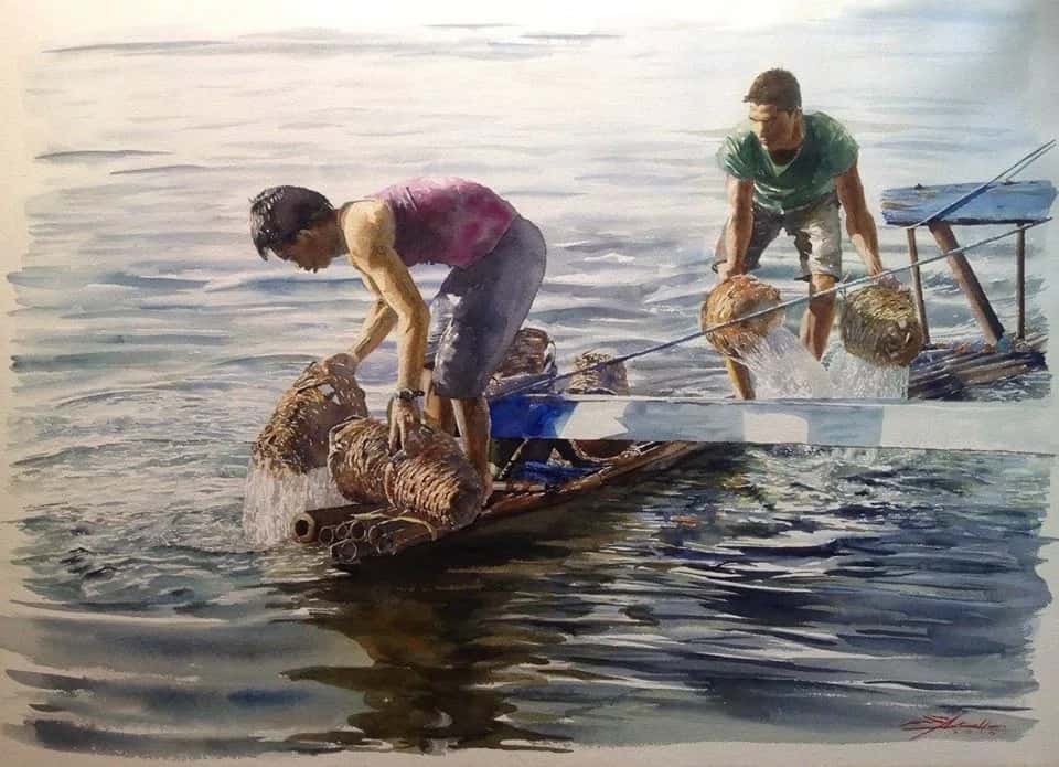 Filipino paintings show unbelievably realistic everyday traffic scenes Filipino paintings show unbelievably realistic everyday traffic scenes