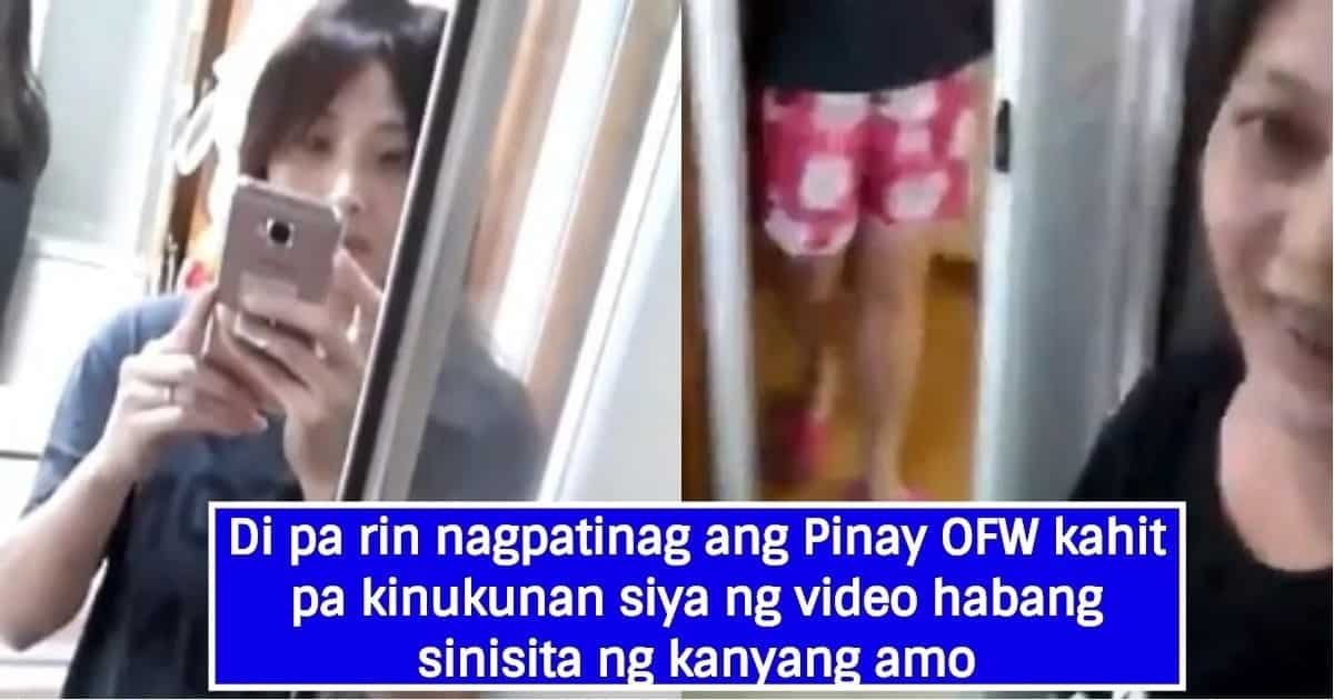 Pinay Ofw Matapang Na Ni Record Ang Pagsita Sa Kanya Ng Amo Nang Mahuli