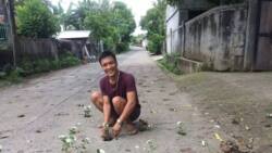 Viral ang isang lalaki na ginawang tree planting project ang napipintong pagpapagawa ng kalye ng DPWH!
