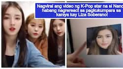 Sikat na rin sa Korea! Epic video of K-Pop star Nancy reacting to comparison to Liza Soberano