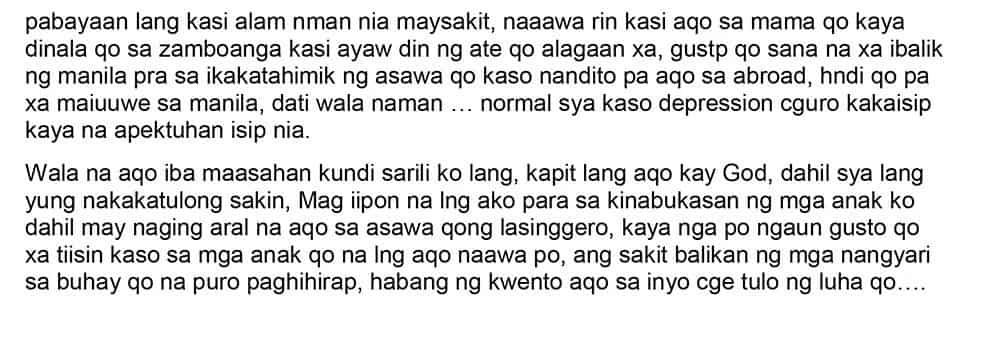 Kakayanin lahat para sa mga anak! OFW shares her woes of having an irresponsible husband