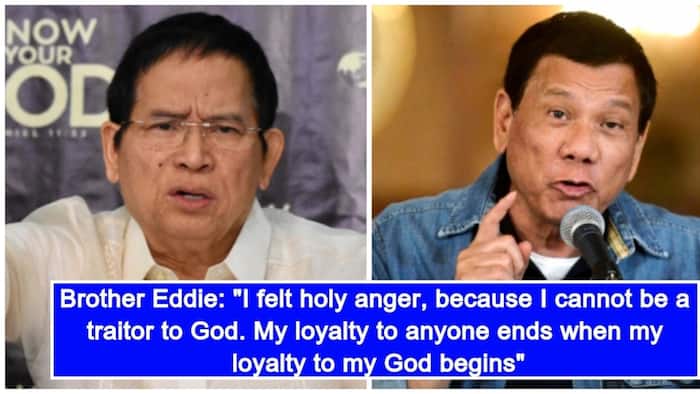 Jesus Is Lord (JIL) Church founder Brother Eddie Villanueva, naghayag ng saloobin sa mga salitang binitawan ng pangulo