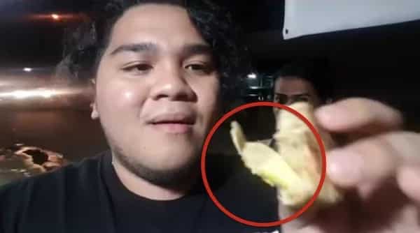 Viral Internet sensation discovers band-aid inside the hopia he's eating
