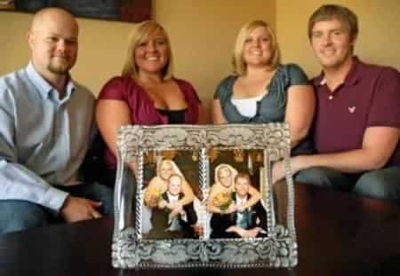 Identical twins marrying another identical twins