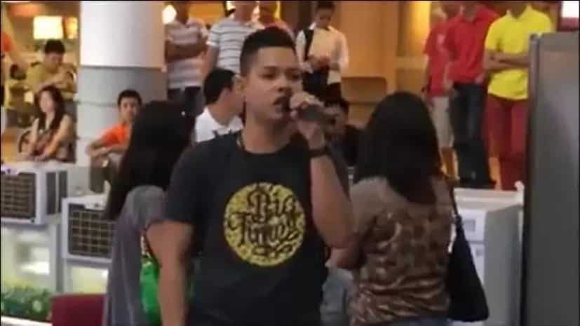 Pinoy “The Prayer” videoke performance video went viral after a netizen uploaded his video