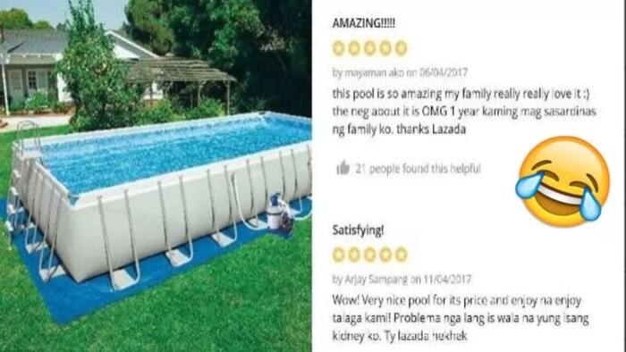 Netizens give the funniest reviews on this very expensive swimming pool on Lazada