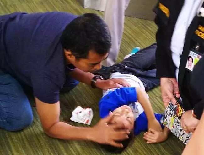 5-year-old Malaysian boy falls from 12 feet at NAIA, miraculously survives