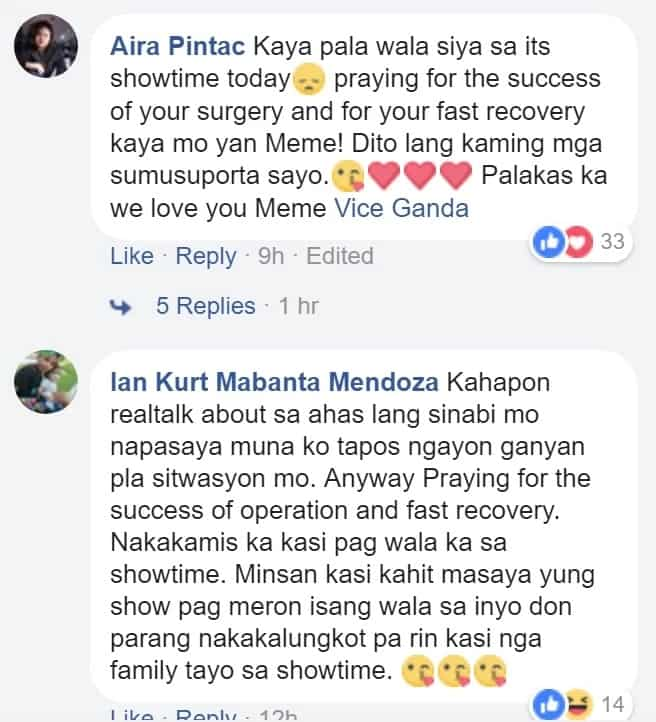 Marami talaga nagmamahal sa kanya! Netizens send their get well wishes for Vice Ganda who will undergo operations for kidney stone removal