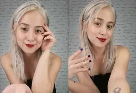 Cristine Reyes shows new hair style