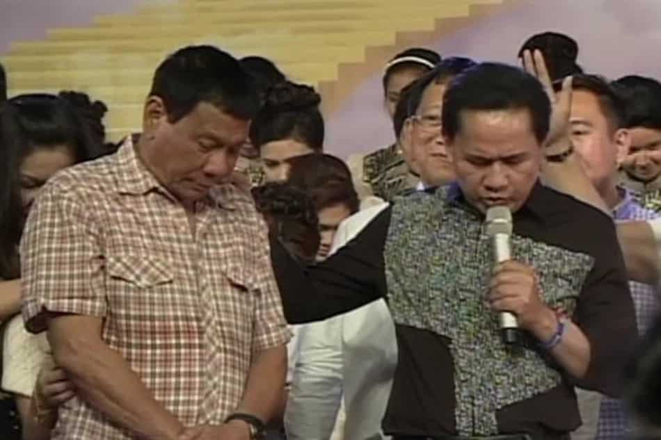 Quiboloy no hard feelings for Duterte