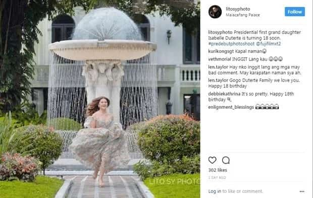 Isabelle Duterte's pre-debut gown is similar to Ai-Ai's prenup gown