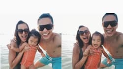 Bianca Gonzalez Became a Third Wheel to Baby Lucia and JC Intal's Short Vacation in Boracay, PH