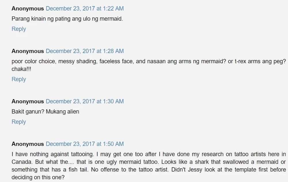 Inokray ng todo! Netizens react to Jessy Mendiola's new tattoo