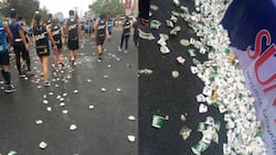 Disappointed netizen shares how runners left garbage on the streets during Earth Day Run