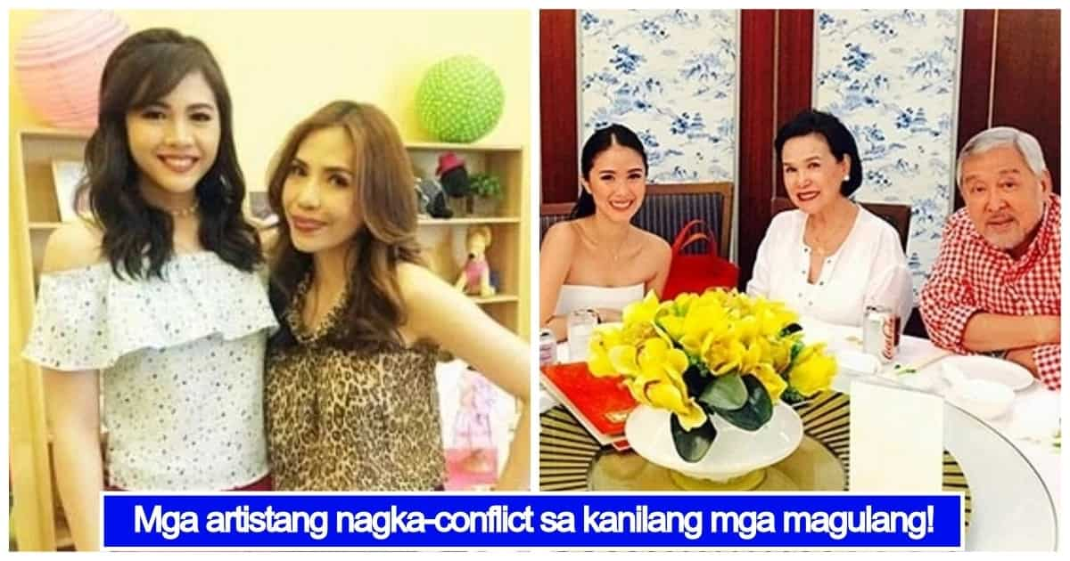 5 Filipino celebrities who had conflicts with their parents - KAMI.COM.PH