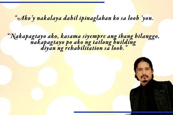 “Ako po’y nakisama, ako’y pumarehas.." Robin Padilla opens up about his experiences as an inmate in New Bilibid Prison