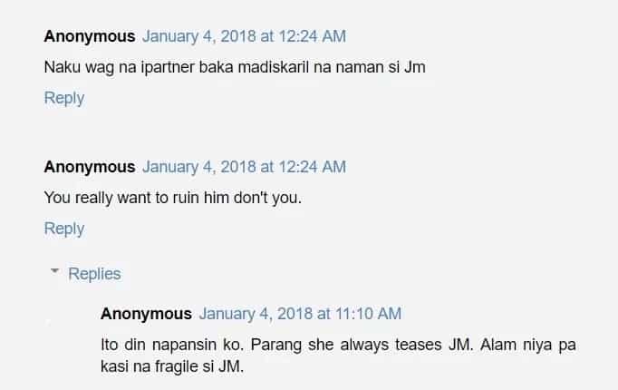 Layuan mo daw si JM! Netizens react on Jessy's statement that she is ready to work with ex-boyfriend JM de Guzman