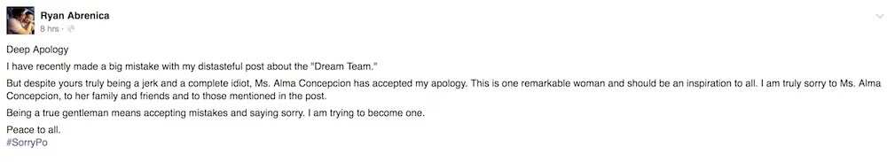 apology apology