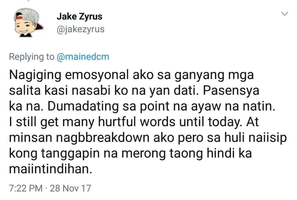 Jake Zyrus’s reaction to Maine Mendoza’s controversial open letter goes viral